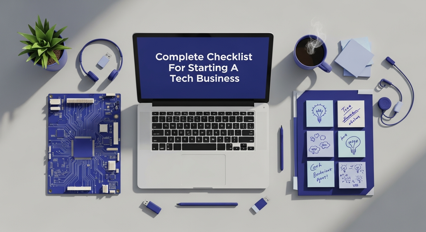 Complete Checklist For Starting A Tech Business In 2026
