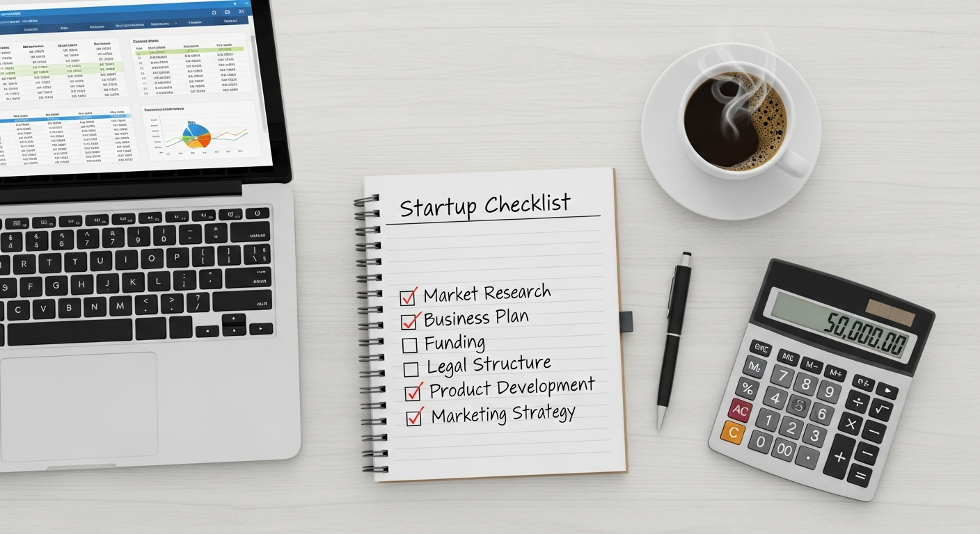complete checklist for starting a tech business in 2026