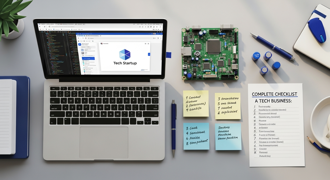 Complete Checklist For Starting A Tech Business In 2026